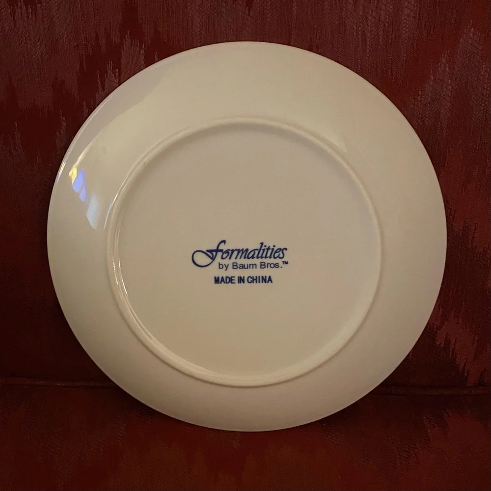 Formalities by Baum Bros. Luncheon Plate EUC - Picture 2 of 2